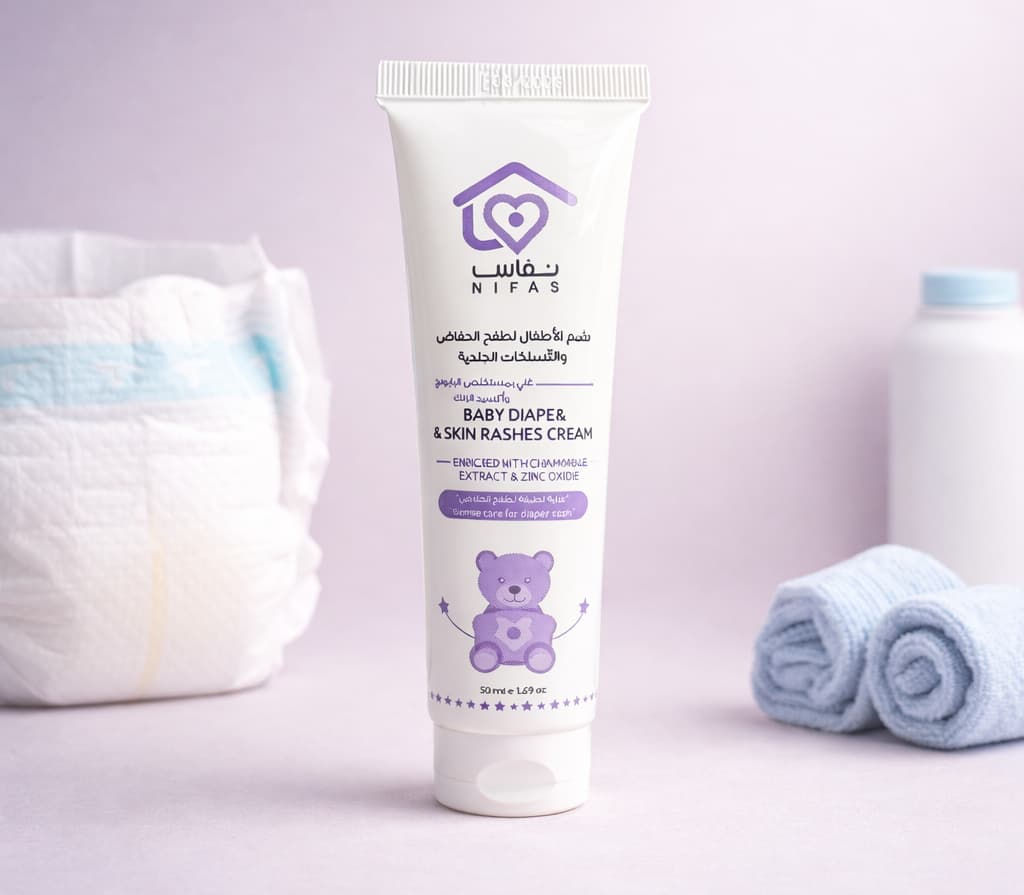 نفاس كريم الأطفال لطفح الحفاض والتّسلخات الجلدية